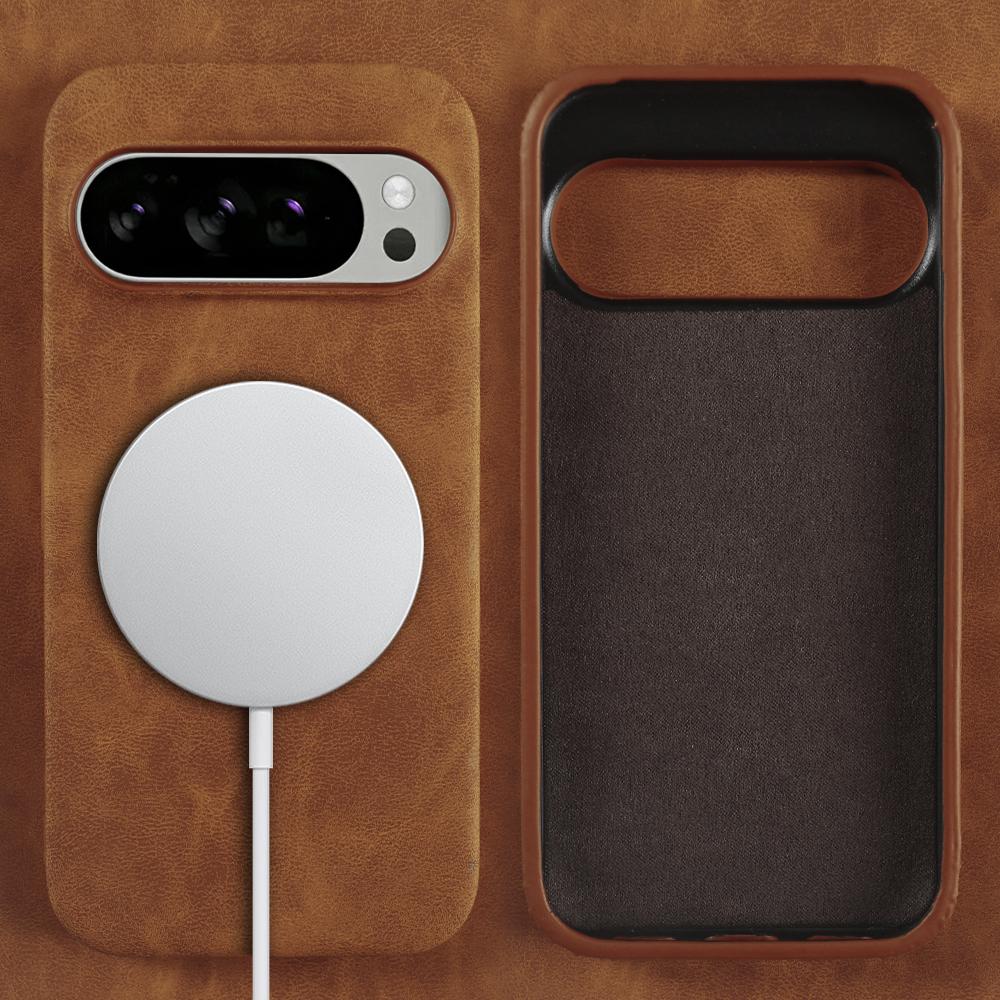 For Magsafe Case For Google Pixel 10 Pro XL 10A 9 Pro XL 9A 8 Pro 8A 7A 6A 5A 5 6 7 Pro Premium Leather Case Phone Back Cover