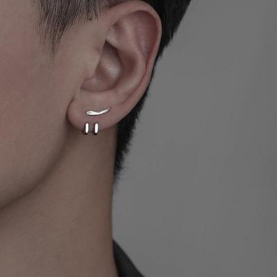 Personnalité Barbe Boucles d'oreilles Hip-Hop Tendance pour Homme 2024 – Simples, Cool et Uniques