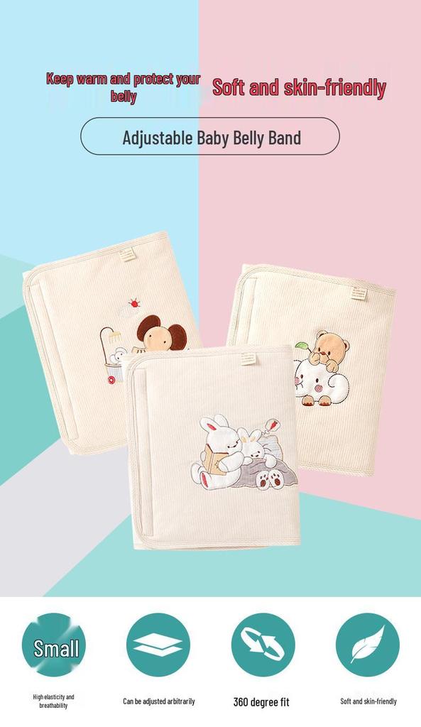 Toddler Summer Belly Protector: Large Baby Navel Band & Newborn Umbilical Cover