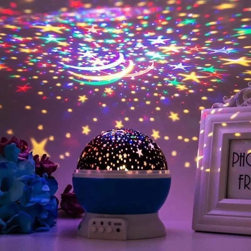 LED Nachtlicht Galaxy Projektor Sternenhimmel Rotierendes Planetarium Kinder Schlafzimmer Sternennachtlichter Mondlicht Kinder Geschenk Lampe