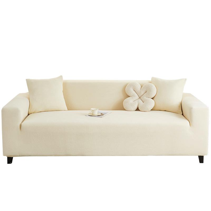 Cream Wind Thick Fleece Sofa Cover Winter Seat Cushion All-Inclusive Universal Cover