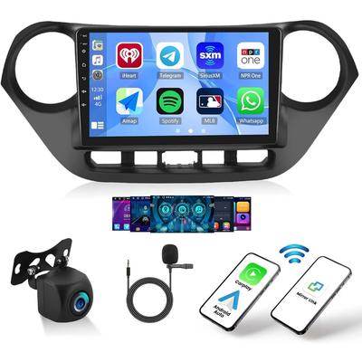 Autoradio Android 2 Din pour Hyundai Grand I10 2007 - 2013 Lecteur Multimédia Carplay Auto Stéréo GPS Unité Principale Navigateur