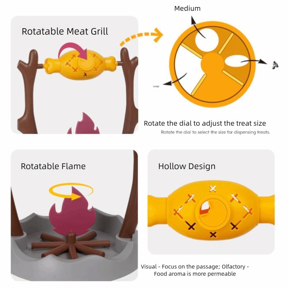 Rotating Cat Leaking Food Toy Food Leakage Device Slow Feeder Funny Pet Cat Dog Toy  Cats