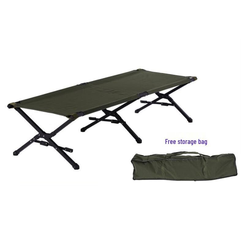 Portable Aluminum Alloy Folding Cot for Camping and Office