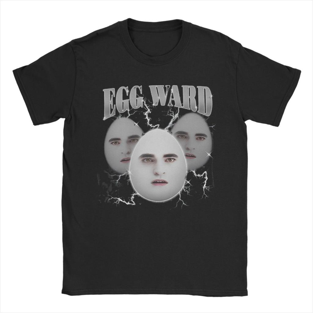 Twilight Eggward Edward Cullen Magliette Cotone Maglietta Pazza Girocollo Meme Parodia Umorismo Maglietta Manica Corta Abbigliamento Idea Regalo