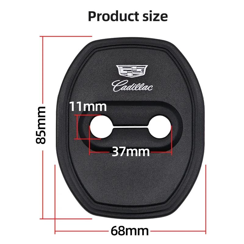 4 Stück Autotürschloss-Puffer Silikon-Gummi-Pad Zubehör Aufkleber für Cadillac Escalade DTS SRX XT5 XTS ATS BLS CT4 CTS SLR SLS