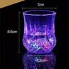 1PC Colorful LED Glowing Beer Cup Induction Flashing Wine Glass Party Bar Drink Cup