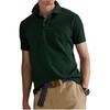 Polo Ralph Lauren Ribbed Arm Patch Embroidered Short Sleeve Polo Shirt Men tops 710534735-483