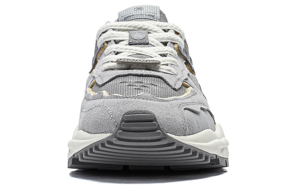 Li Ning Origin 2 Origin 2 Slip Resistant Abrasion Resistant Low top Casual Shoes Men's Brick Gray AGCT323-1