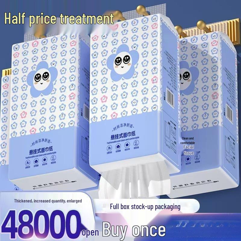 Hanging Tissue Dispenser for Home, Facial, Dorm, and Toilet Paper Use