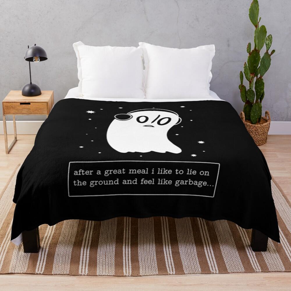 Undertale: The Napstablook Way Throw Blanket