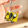 Aesthetic Blood Pressure Monitor Acrylic Keychain 1Pcs 2D Pendant Durable Key Ring for Backpack Medical Staff Gift