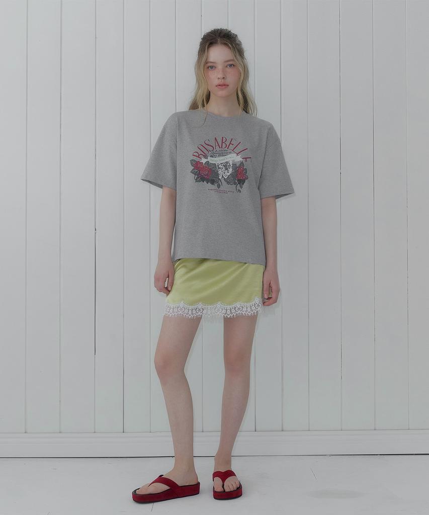Teuwi Rosabelle Printed Oversized Short Sleeve T-Shirt