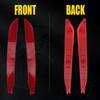 2x Red Lens Rear Bumper Reflector For 2014 15 2016 Hyundai Elantra Left Right EK