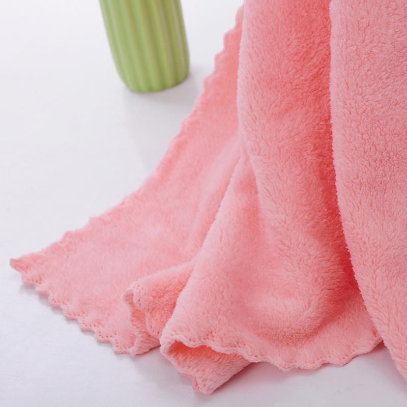 Coral Fleece Mother & Child Towel Set - Absorbent, Thickened, and Soft with Logo Gift Box