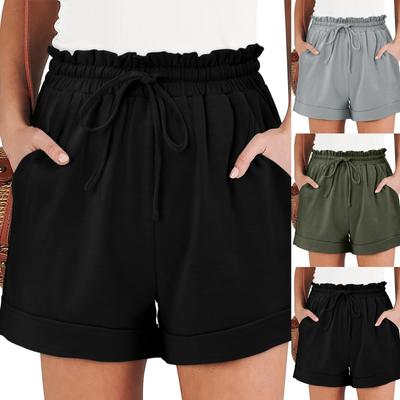 Summer Shorts For Women Casual High Waist Wide Leg Shorts