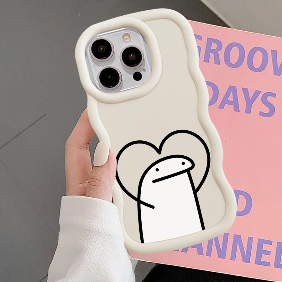 Funny Cartoon Case for iPhone 16 Pro Max 13 8 17 Air 14 11 15 Plus XR 12 Soft Phone Cover
