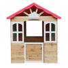 Maisonnette enfant - GINGER HOME - Bois naturel - Porte et fenêtres - Pour extérieur