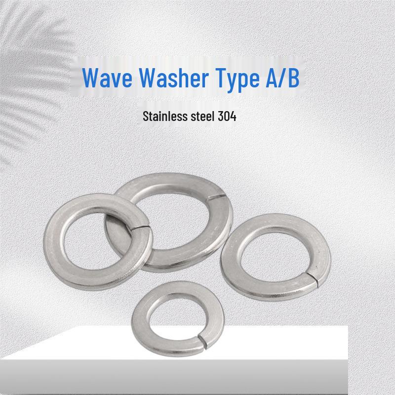 304 Stainless Steel Wave Spring Washer - GB7246/DIN128 Type A/B