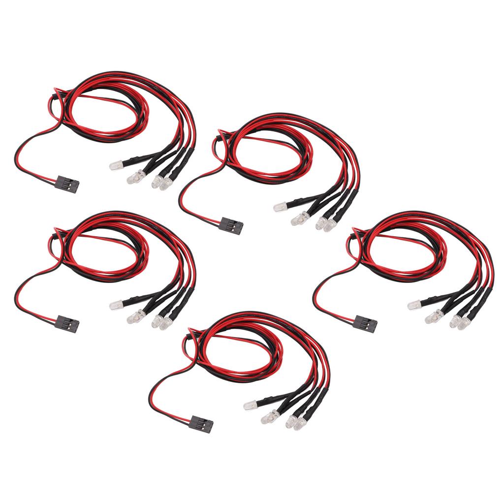 5mm White RC Car Led Lights Kit Super Bright Remote Control Vehicle Accessories for Traxxas