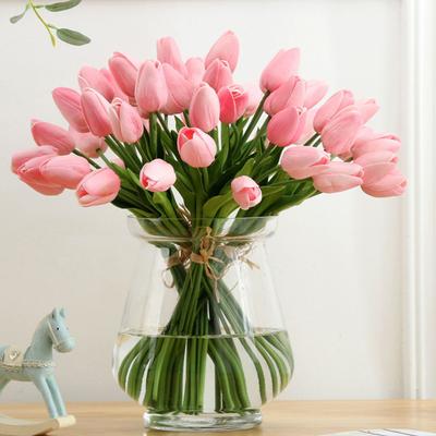 6Pcs Lifelike Artificial Decoration Tulip Flower Bouquet Home for Party Garden