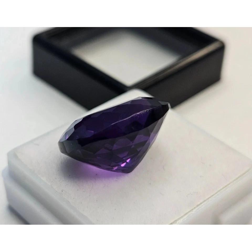 14+ Ct Natural Purple Amethyst & Stud Making Cushion Cut Stunning Gemstone