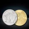 American Wanderer Coin, 1914, Falcon Bull Coin, Gold and Silver Coins, Collection, Craftsmanship, Play with