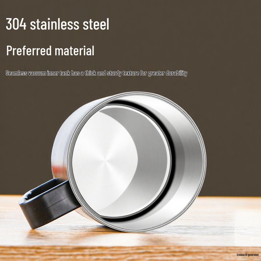 Beerus Double-Layer Insulated Mug with Lid and Tea Infuser - Leak and Dust Proof Office Cup