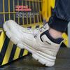 Work Boots Indestructible Safety Shoes Men Steel Toe Shoes Puncture-Proof Sneakers Men Non Slip Work Shoes Male Tactical Boots