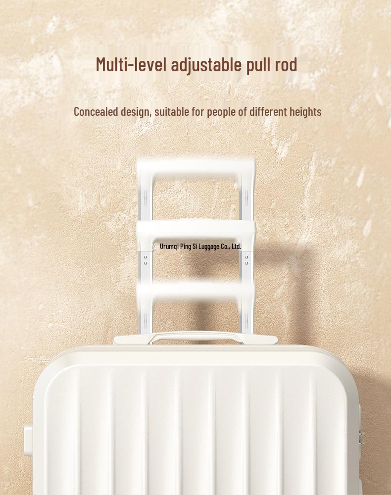 Women's 20" Carry-On Luggage - Sturdy and Durable Trolley Case with Thickened Design and Combination Lock, Men's 28" Large Capacity Option Available.