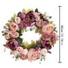 Artificial Peony Wreath Garland Rattan Home Decor Wedding Wreath Flower Home Door Decoration Wedding Centerpieces For Tables