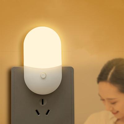 Led Mini Night Light Switch Plug-In Led Light Ochrona oczu Lampka nocna Zastosowanie Lampy do nocnego karmienia dziecka w salonie