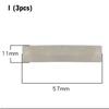 3Pcs Plate Valve Plate Air Tools Pump Head Gasket Silent Metal Oil Free Air Compressor Cylinder Head Valve Plate Iron Sheet