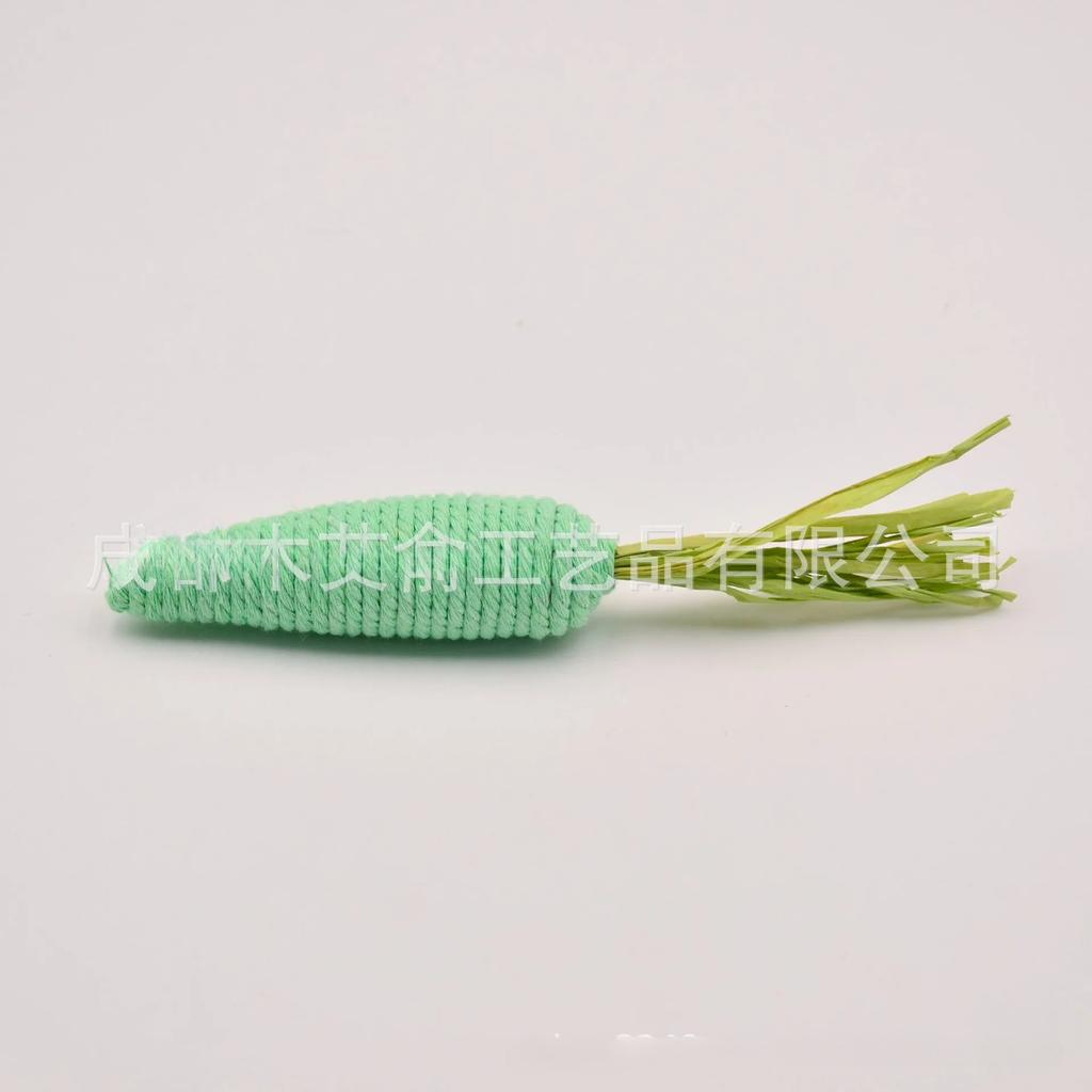 Easter Carrot Tray Decoration Hemp rope Decoration Fabric Carrot Scene Props Home Ornaments