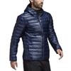 adidas Daunenjacken Herren Blau Mit Kapuze Moderat BQ7785