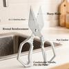 Multi-Function Stainless Steel Kitchen Scissor Heavy-Duty Cutting Kitchen Shears Meat Grilling Food Chicken Bone Scissors