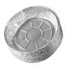 50 Stück 7 Zoll Einweg-Aluminiumfolien-Teller Runde Zinnfolien-Kuchenformen für Heißluftfritteusen Backen Kochen Lagerung Braten