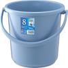 Risu Berg Bucket, Round, Blue, 8L, Made In Japan, 8SB