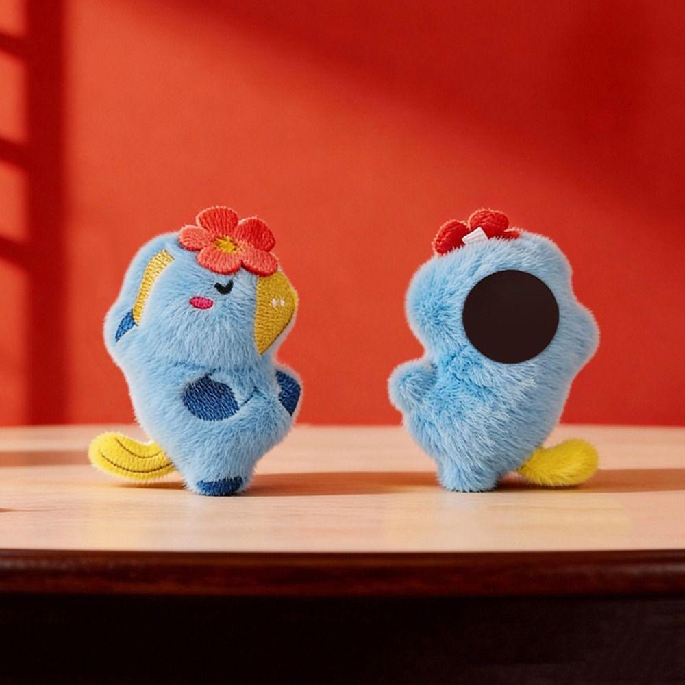 Creative Plush Horse Fridge Magnet Cute Zodiac Pony Refrigerator Stickers  Home Decoration