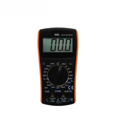 VC830L Digital Multimeter Tester Tragbarer AC/DC Spannungstester Messgerät 2000 Counts Manueller Bereich Großer Bildschirm