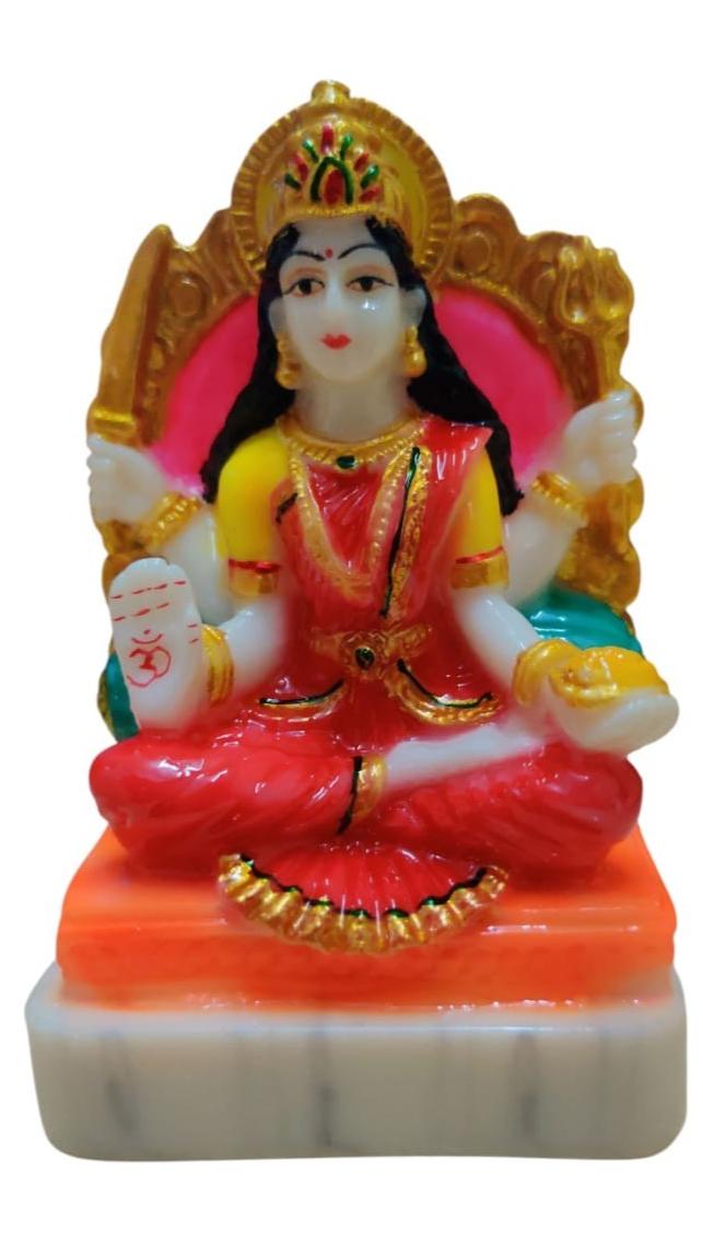 @ Indian Traditional Idol Santoshi Maa Home & Temple Decor 344Gm Zr-7022-60%Off