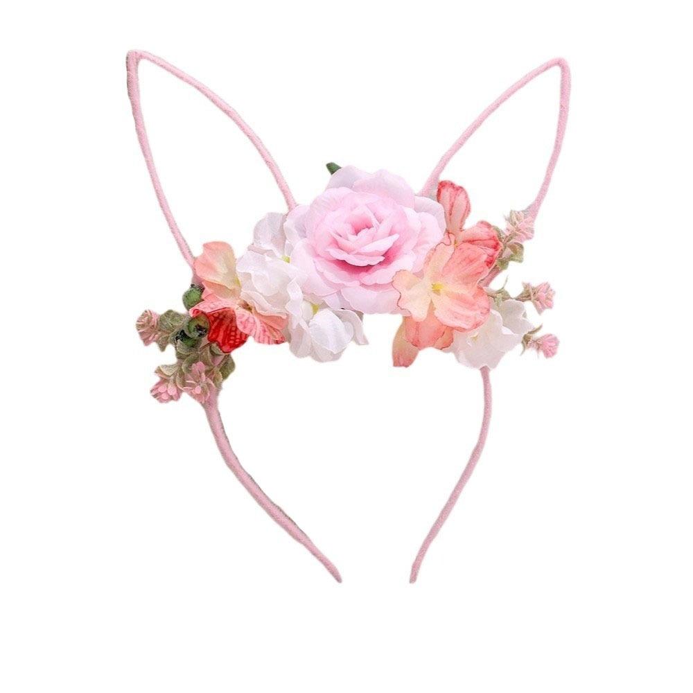 

Colorful Easter Garland Forest Bunny Ears Hair Hoop Sweet Rabbit Ears Headband Children Style 3