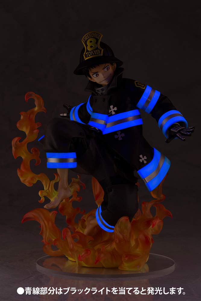 ARTFX J Fire Force Shinra Kusakabe Scale PVC Painted Complete Figure 1/8