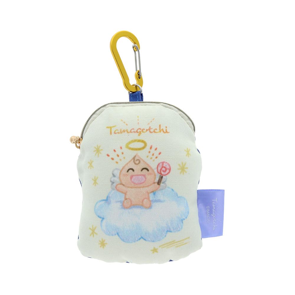 Sun-Star Stationery Tamagotchi Goods Mini Pouch with Carabiner, Sweets, S2338386
