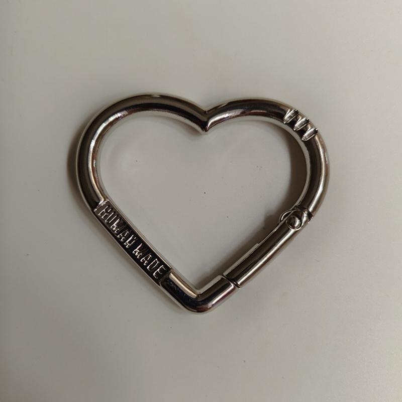Love Heart Letter Carabiner Keychain Hanging Ins Portable Diy Open Metal Buckle Connecting Hooks Accessories