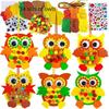 Cute Felt Animal Ornaments Diy Hedgehog Leaves Autumn Craft Kit Autumn Handmadethanksgiving Decorations Used For Party