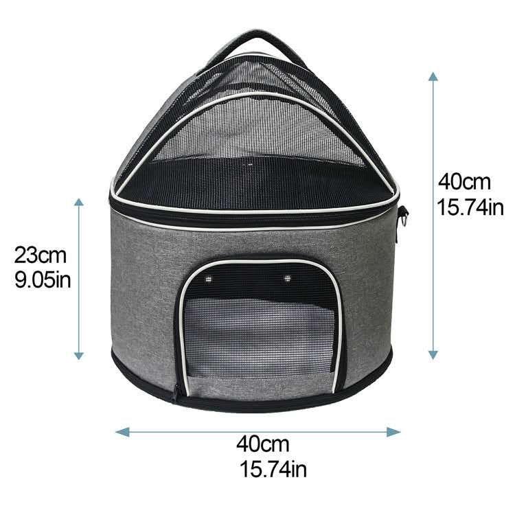 

Outdoor Travel Cat Carriers Detachable Pet Handheld Backpack for Dog Pet Carriers Bags Breathable Cat Carrying Luggage Supplies серый