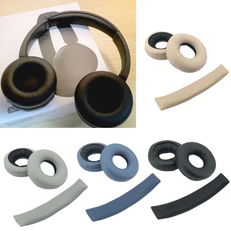 Replacement Headband Cushion and Earpads for WH-CH500 CH510 ZX330BT Enhanceds Comfort with Soft Sponges Protein Leather