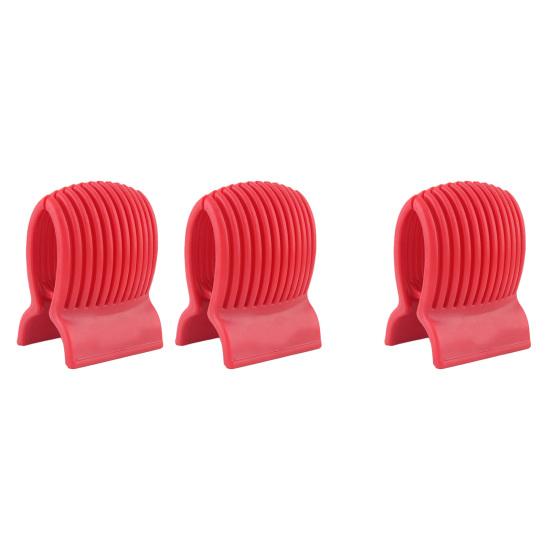 Tomato Slicer Holder Dishwasher Safe Fruit Slicer Tomato Holder with Firm Grip Vegetable Cutter with Multiple Dividers for Precise Slicing Tomatoes