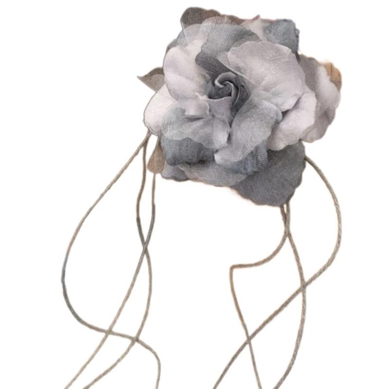 Плетеный поясной шнур Банкеты Женский пояс Цветочный декор Ручная работа